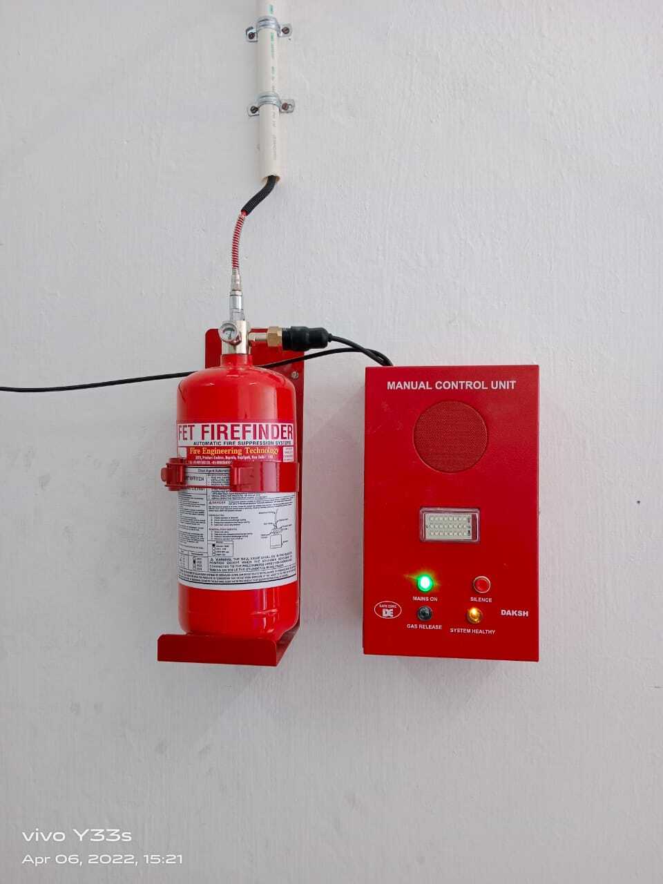 Fire Trace Tube Based Gas Suppression System - Color: Red