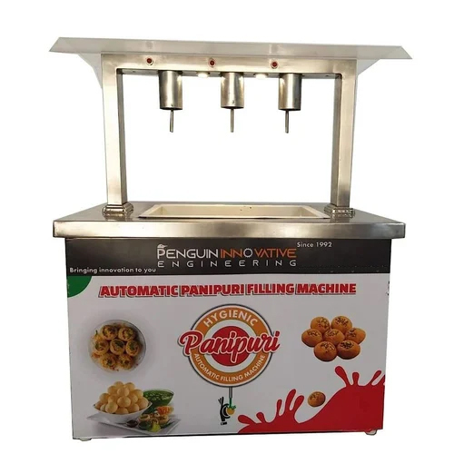 3 Nozzle Pani Puri Filling Machine - Dimension (L*W*H): 2.5 X 1.5 X 4 . Foot (Ft)