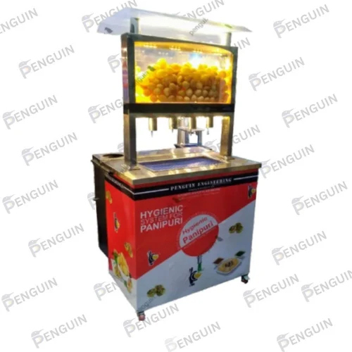 4 Nozzle Pani Puri Stand Top With Storage - Feature: Low Noice
