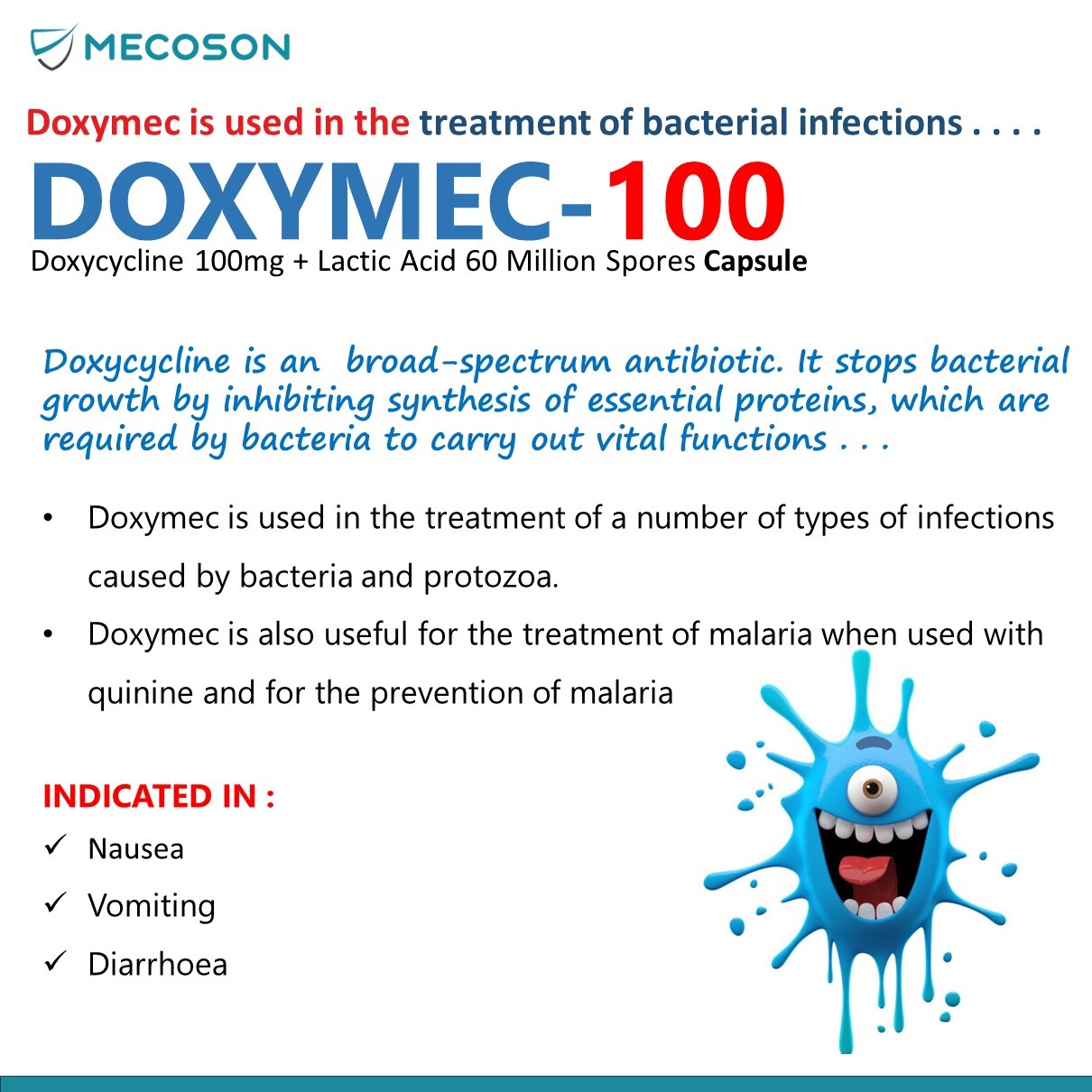 Doxycycline 100mg Capsule Generic Drugs