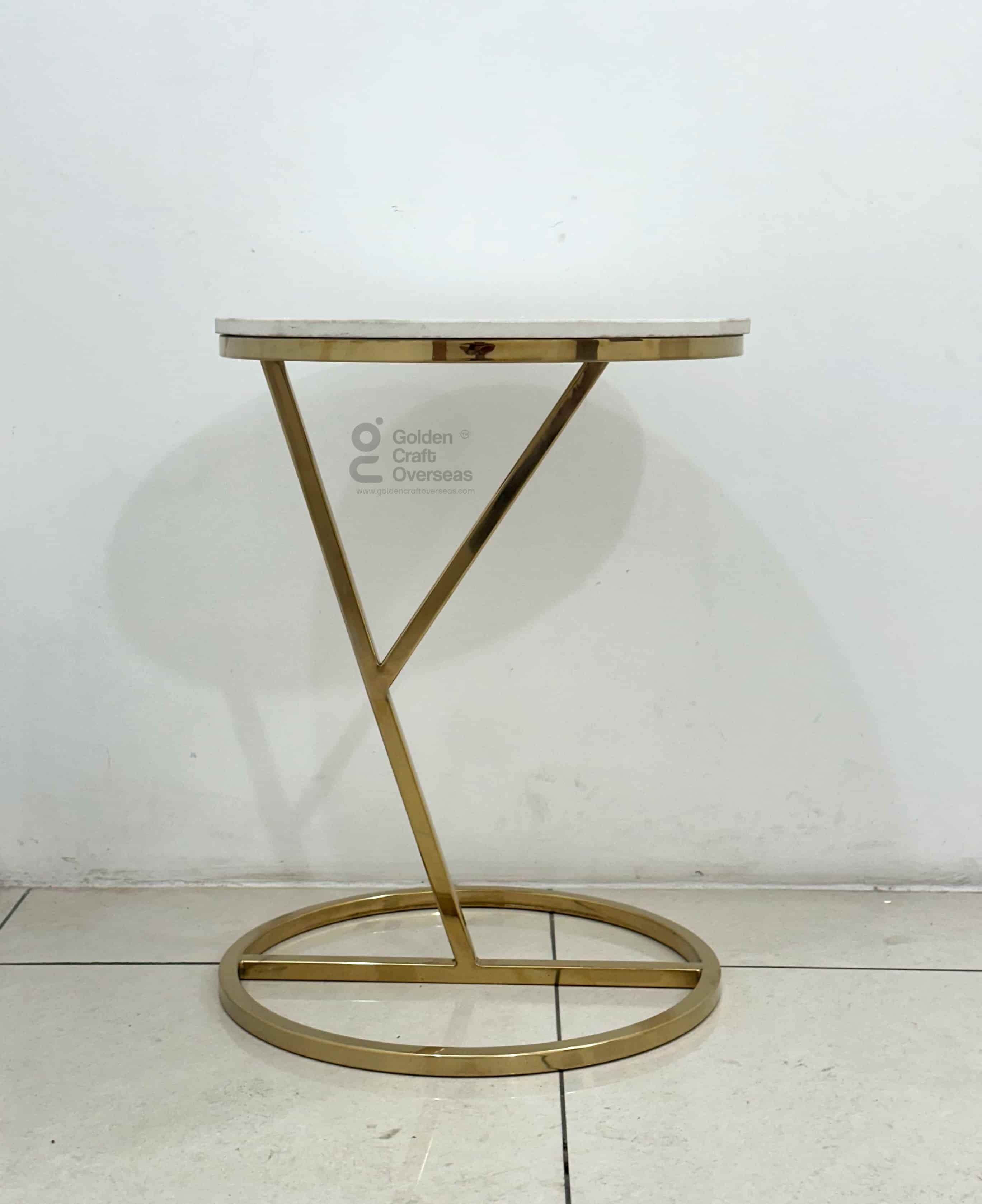 Minimalist Decor Side Table - Brand Name: Golden Craft Overseas