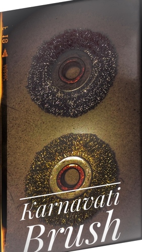 Brass Wire Wheel Brush - 10-15 Inch Diameter, Hard Bristles | High Durability, Excellent Cleaning Capacity, Cylindrical Shape, Plastic Material Available