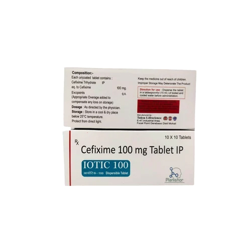100mg Cefixime टैबलेट्स