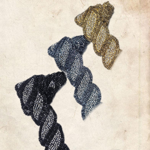 Zari Laces - Silk Fabric With Stone Embellishments | One-sided, Intricate Embroidered Patterns In Various Colors