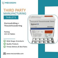 एटोरिकॉक्सिब 60mg + थिओकोल्चिकोसाइड 4mg टैब