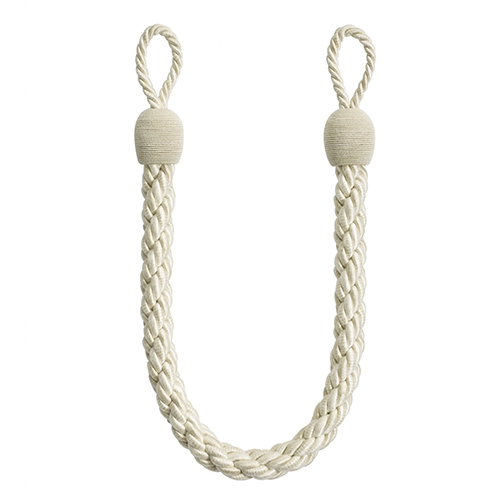Cotton Rope Tieback - Color: White