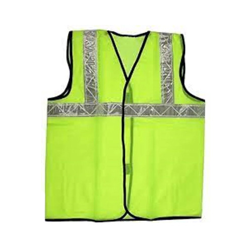 Apparels Fabric Safety Jacket - Color: Green