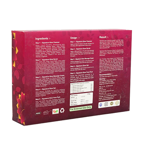 Signature Glow Facial Kit - Attributes: Smudge Proof