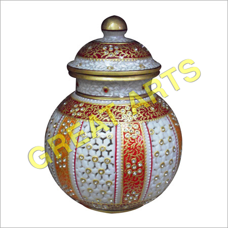 सजावटी संगमरमर का बर्तन