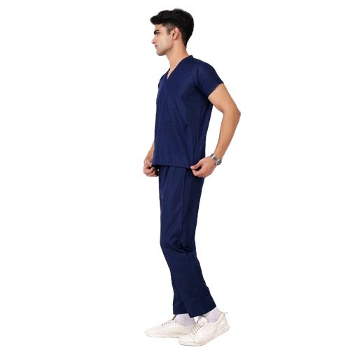 Blue Color Scrub Suit For Doctors - Color: Different Available