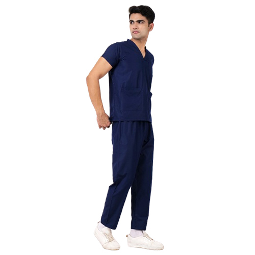 Blue Color Scrub Suit For Doctors - Color: Different Available