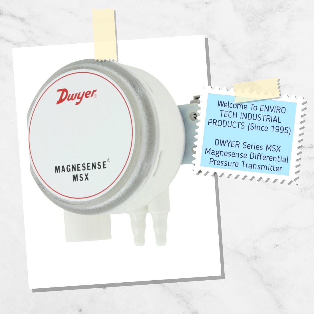 Dwyer Msx-w22-pa Differential Pressure Transmitter
