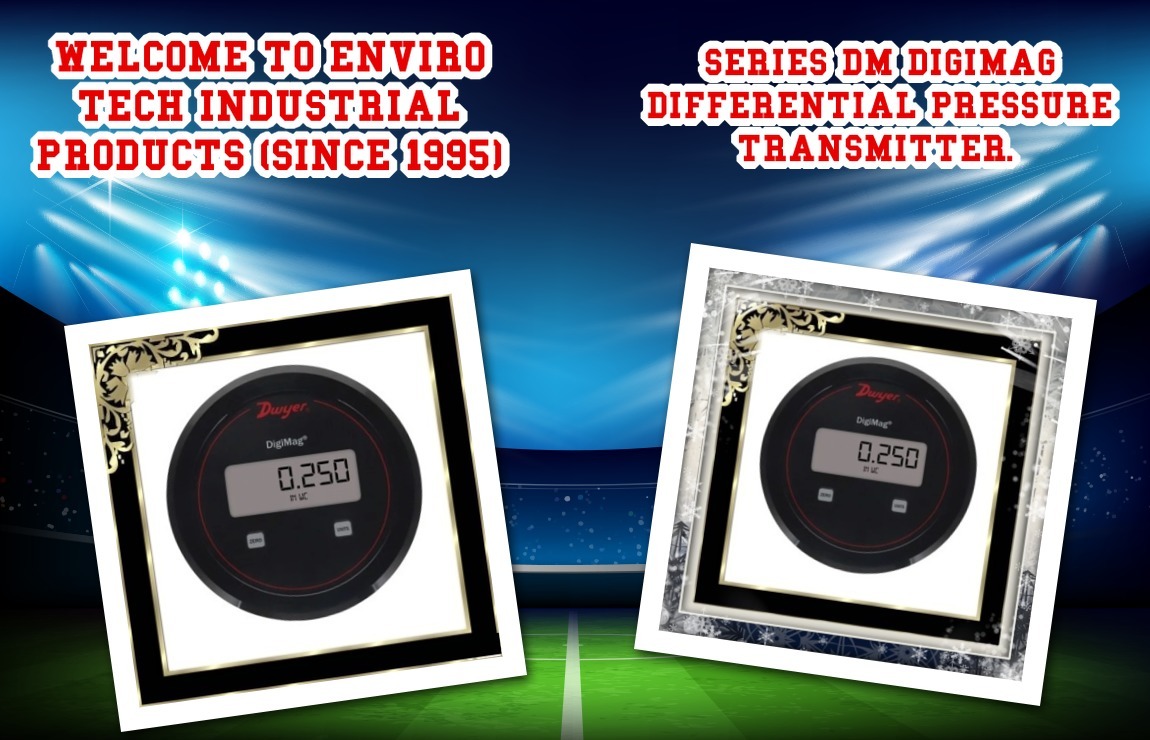 Dwyer Dm-008 Digimag Differential Pressure Transmitter Range 5 Inch Wc - Accuracy: +-1% Fso