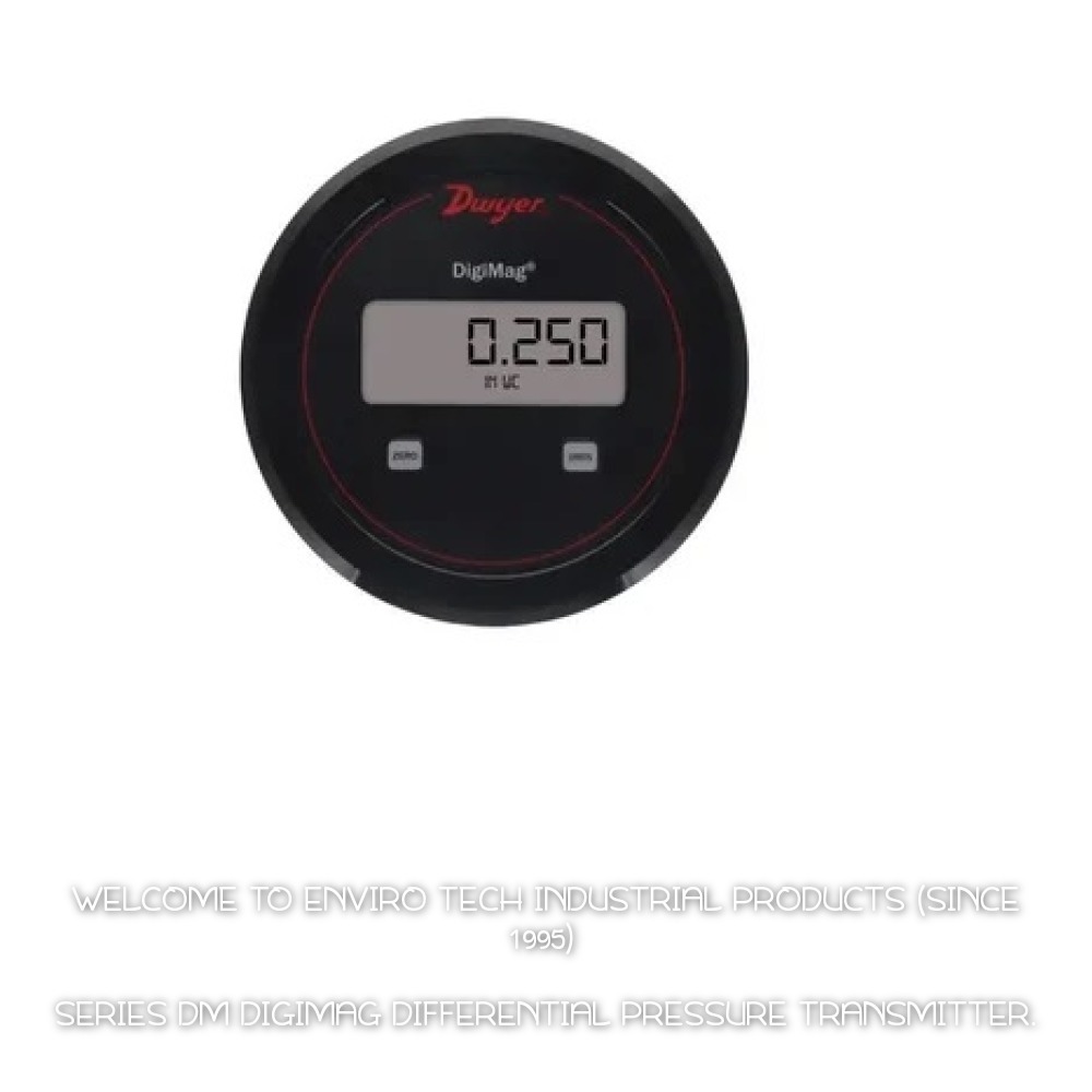 Dwyer Dm-203 Digimag Differential Pressure Transmitter Range 0.5-0-0.5 Inch Wc