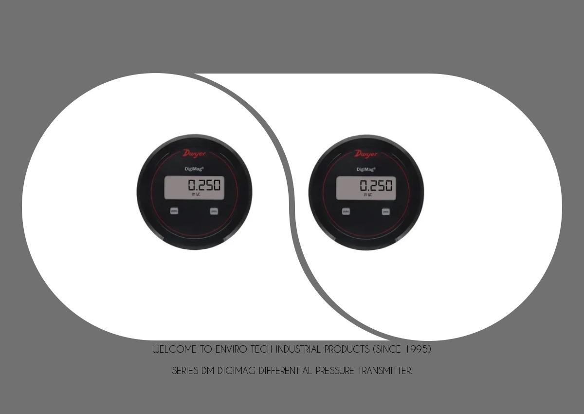 Dwyer Dm-252 Digimag Differential Pressure Transmitter Range 30-0-30 Pa