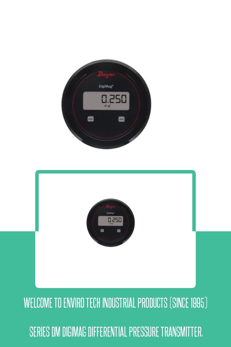 Dwyer Dm-252 Digimag Differential Pressure Transmitter Range 30-0-30 Pa