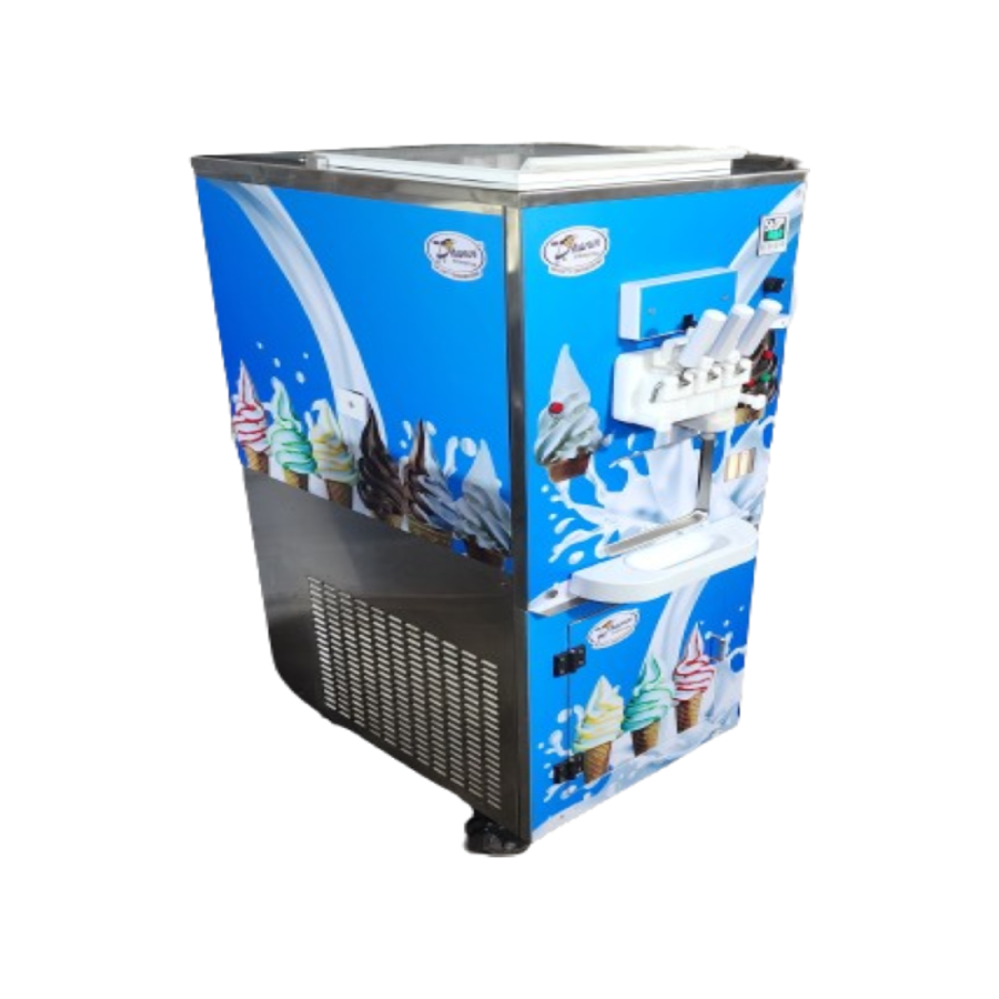 High-tech Softy Ice Cream Vending Machine - Efficient Cooling & Serving