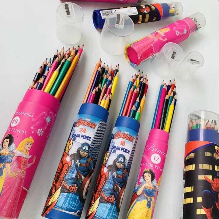 12pcs Colour Pencil Box