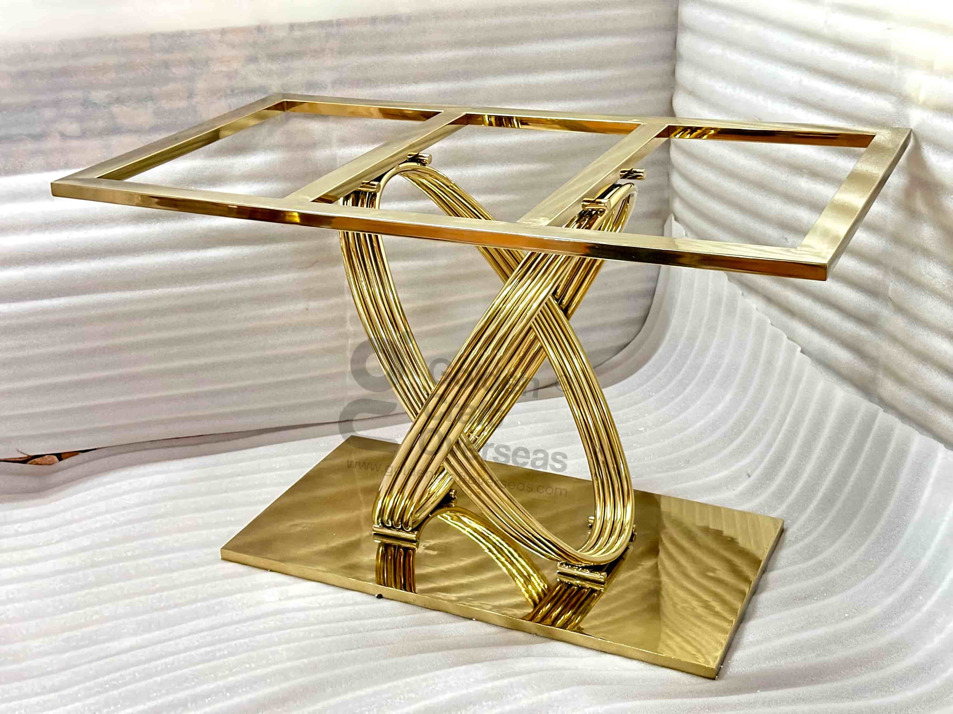 X-shape Dining Table - Assembly: No Assembly Required