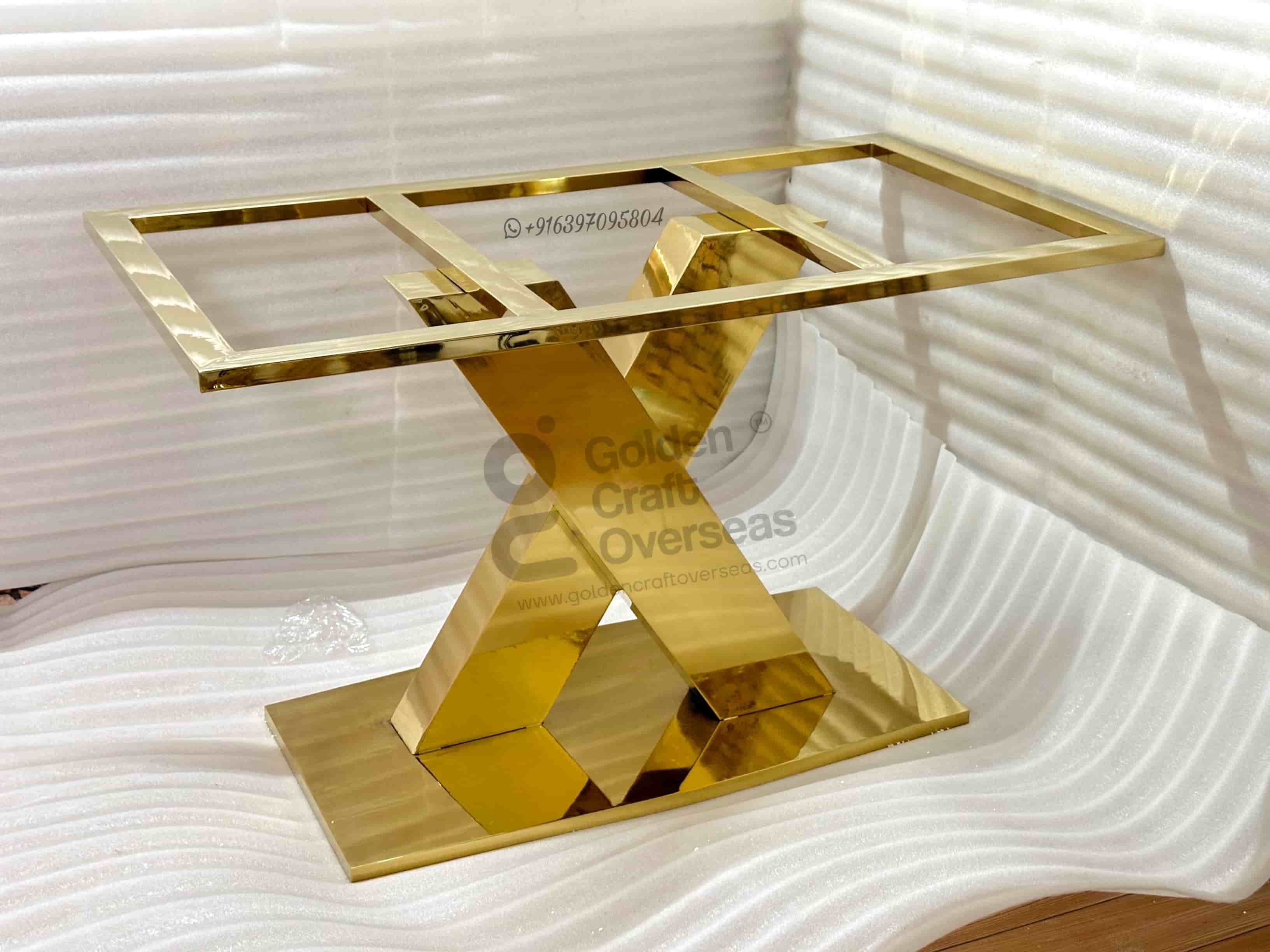 X-shape Dining Table - Assembly: No Assembly Required