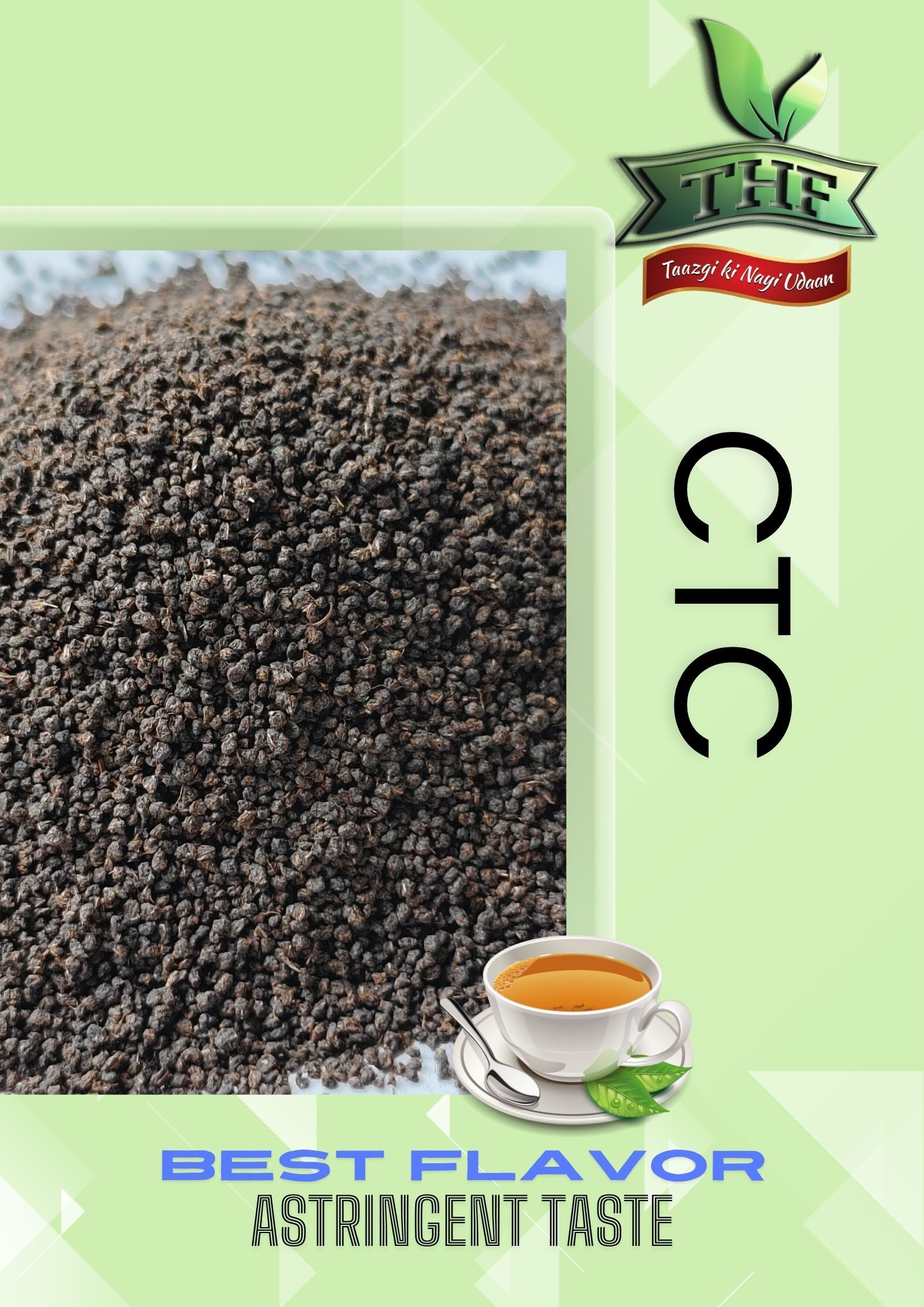 Thf Real Tea Family Blended - Loose Tea, Black Color, Organic Blend, Mild And Smooth Flavor, Rich In Antioxidants, 35 Kilograms