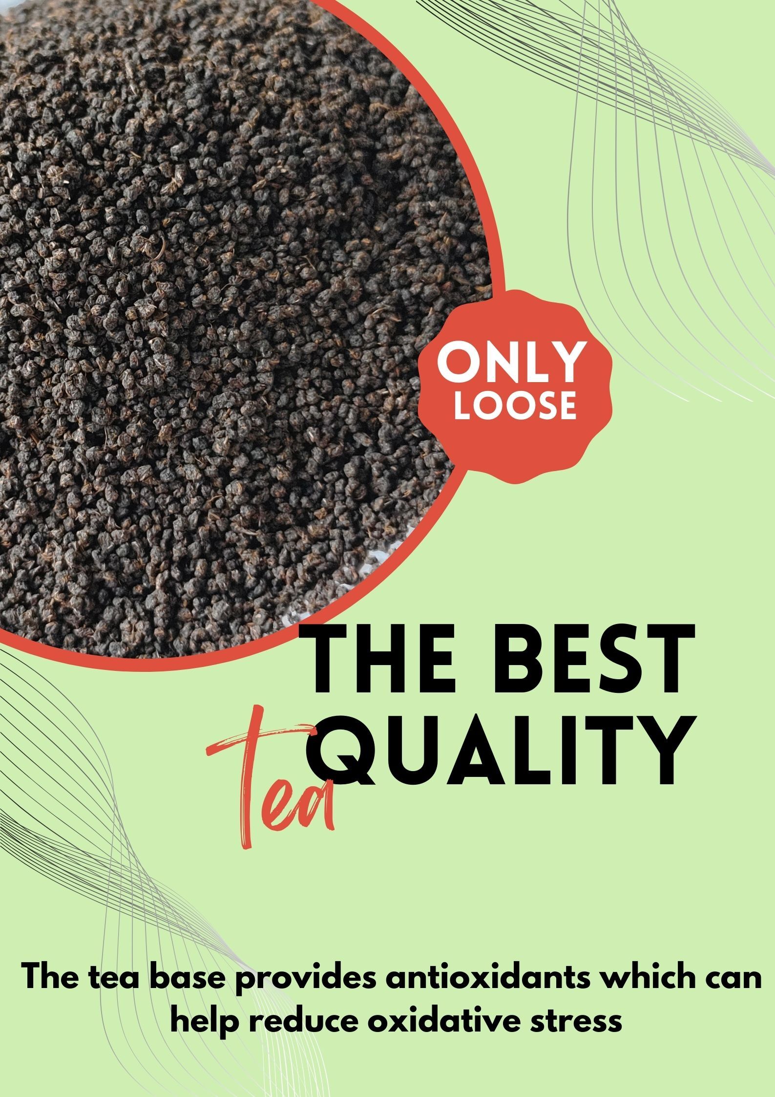 Thf Real Tea - Loose Tea, Fresh Taste, Black Color, Mild Flavor Profile With Inviting Aroma | Perfect For Family Gatherings And Daily Enjoyment