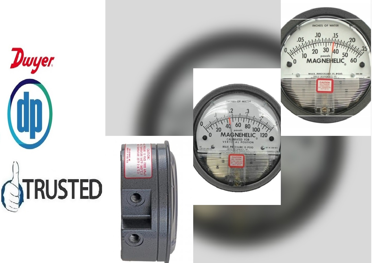 Dwyer 2004d Magnehelic Differential Pressure Gauge From Sindhuvalli Bus Stop Nanjangud Karnataka - Accuracy: A 2% Of Fs (A 3% On 0