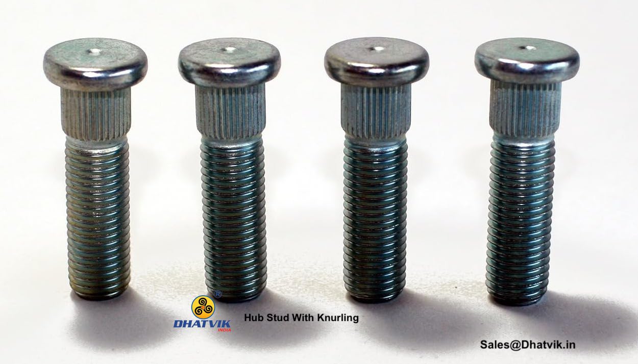 Hub Stud With Knurling - Application: Automobile Industry