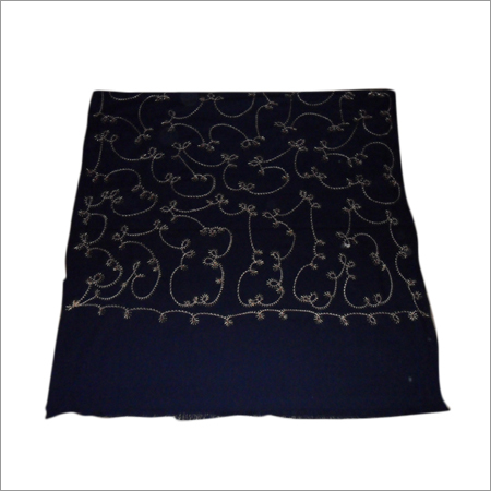 Acrylic embodiery shawl