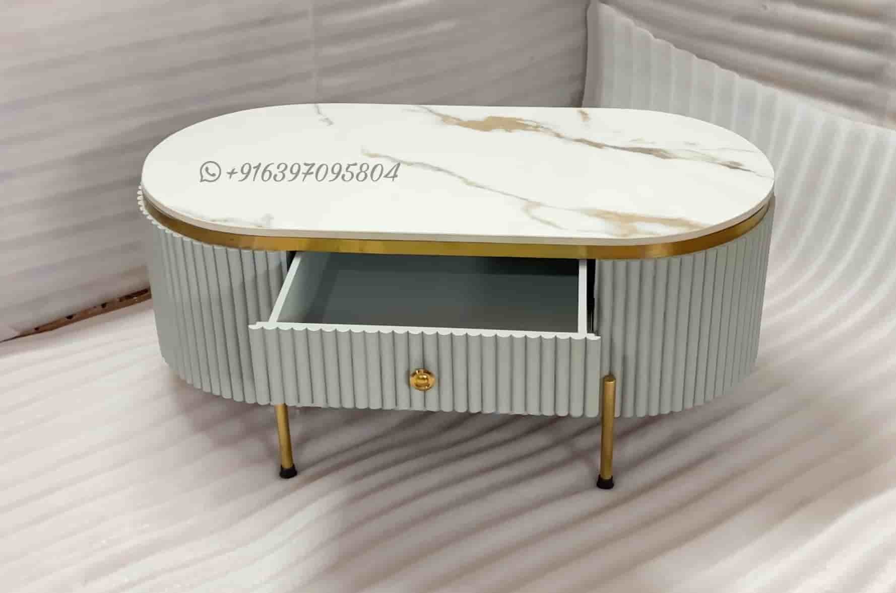 Pvd & Pu Coated Center Table - Assembly: No Assembly Required