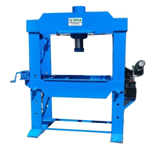 Manual H Frame Hydraulic Press Machine - Nominal Force: Adjustable