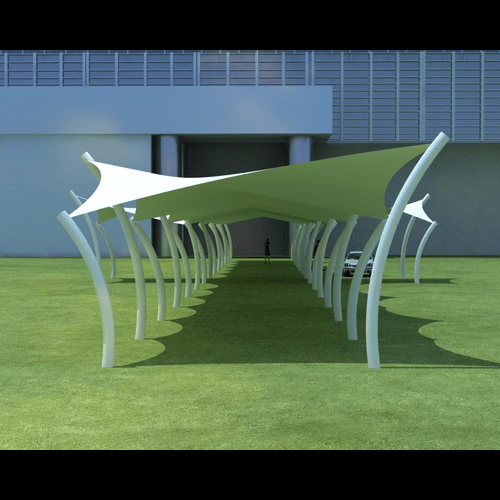 Turf Tensile Membrane Structure - Color: As Per Requirement