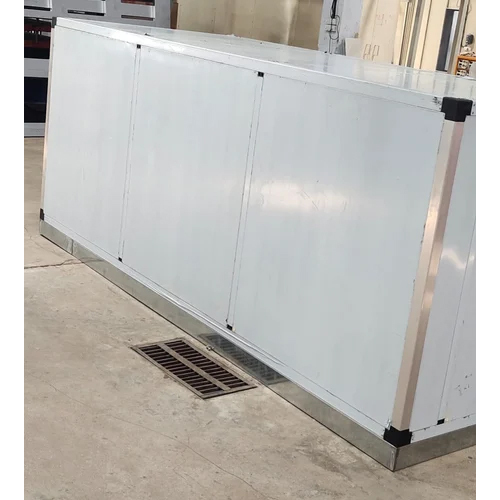 Air Handling Unit - Galvanized Iron, 900 Cfm, Floor Mounted, Grey | Industrial Ventilation System With High-quality Filter