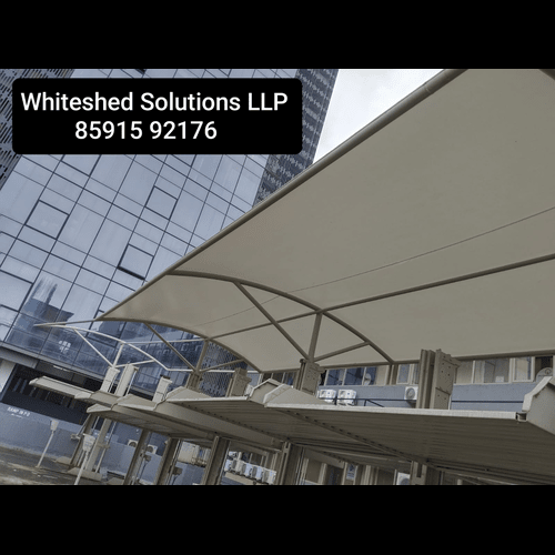 Mild Steel Parking Shed - Color: As Per Requirement