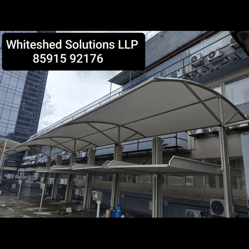 Mild Steel Parking Shed - Color: As Per Requirement