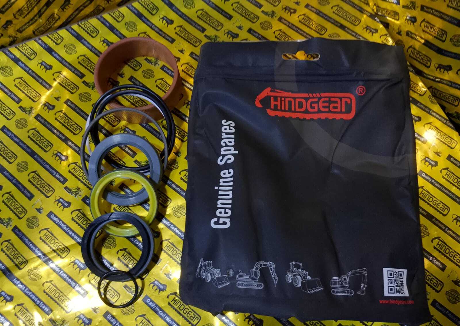 Tilt Seal Kit Jcb 3dx - Color: Black