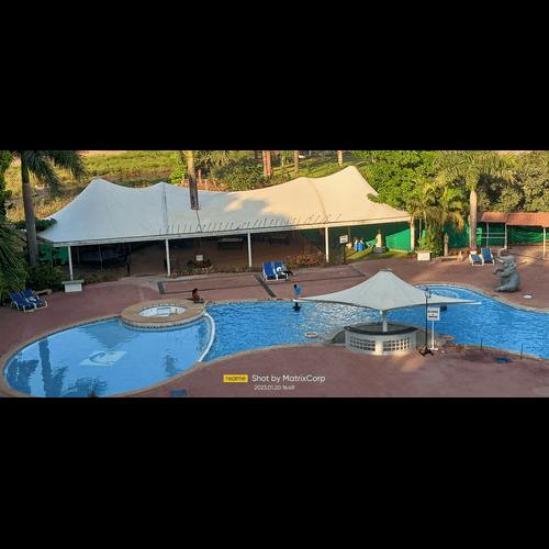 Swimming Pool Tensile Structure - Color: As Per Requirement