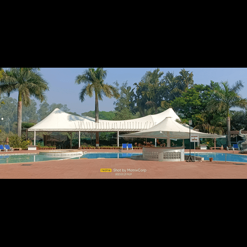 Swimming Pool Tensile Structure - Color: As Per Requirement