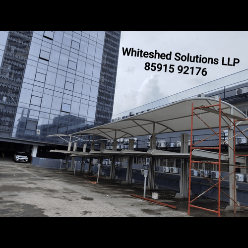 Steel Tensile Car Parking Shed - Sturdy Steel Frame, Tensioned Fabric Membrane | Versatile Outdoor Solution For Residential, Commercial, And Public Parking Needs