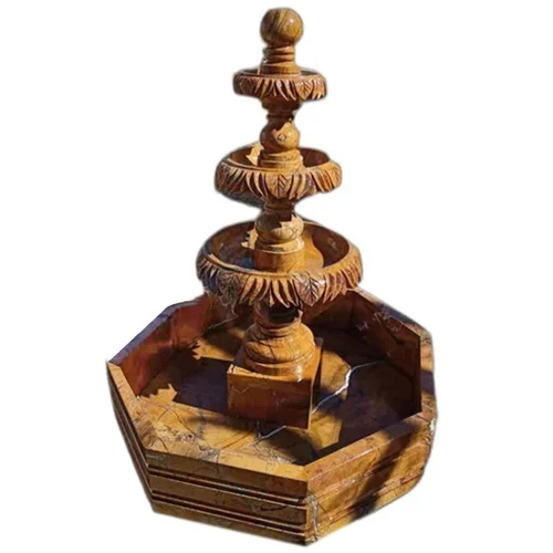 Decorative Stone Brown Fountain - Feature: Water Resistant