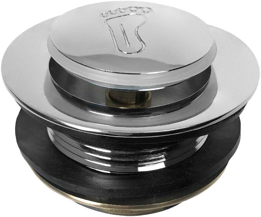 Brass Bathtub Drain Strainer - Color: Silver