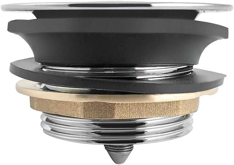 Brass Bathtub Drain Strainer - Color: Silver