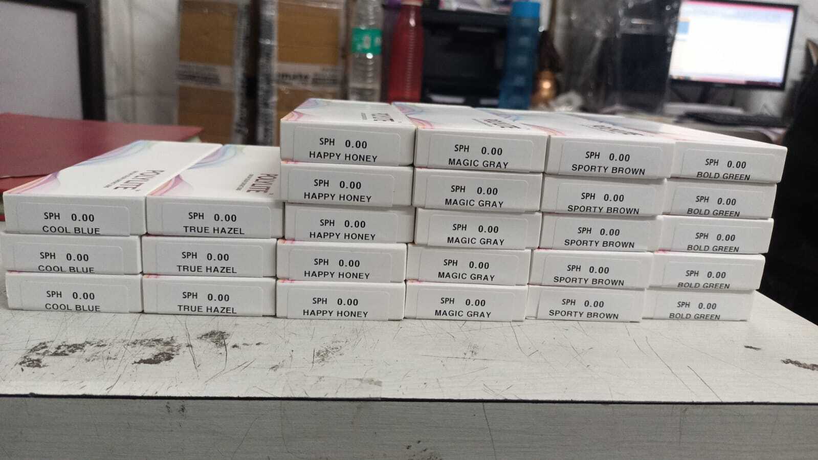 Polylite Contact Lenses - One Day Color Lenses, 5 Pairs In One Box | Vibrant Eye Colors For Daily Wear