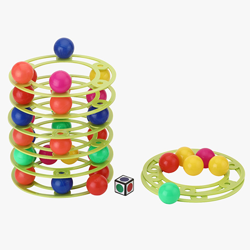 Plastic Balancing Ball Tower Game - Color: Different Available
