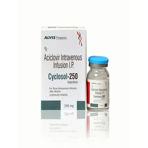 Aciclovir Intravenous Infusion Ip - Liquid Injection For Herpes Treatment | Recommended Dosage By Healthcare Professionals, Store In Dry Place