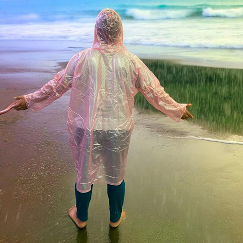 Pink Rain Poncho - Color: Different Available