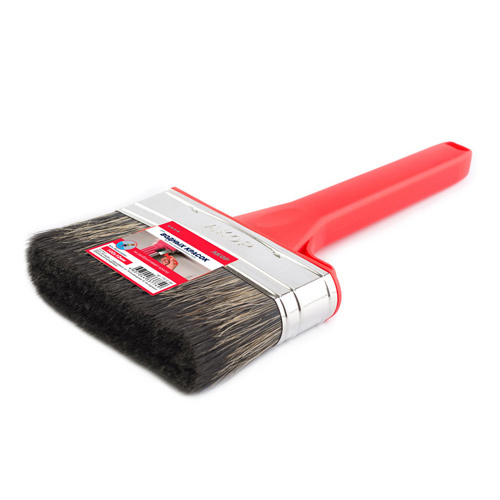 Brush Set Working With Water-Based Paints And Varnishes - Color: Red