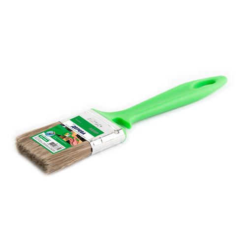 Wood Work Brush - 10 To 12 MM, Green Handle Color, Durable Bristles for Industrial Use, Versatile & Easy Grip