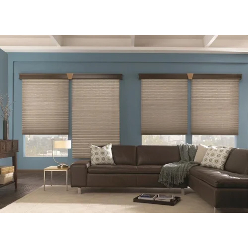 Honeycomb Blinds - Roman Foldable, Modern Vertical Pattern, Available in Various Colors | Easy Assembly, Insulation, Privacy, Light Control