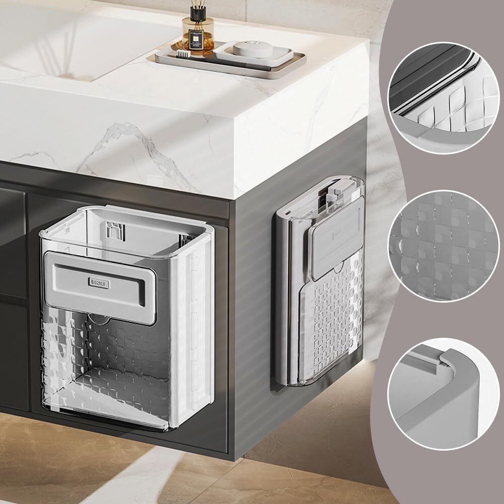 Mitsico Compost Bin - Abs Material, Free Size | Durable Wall-mounted, Smell-proof And Hygienic Organic Waste Disposal Solution